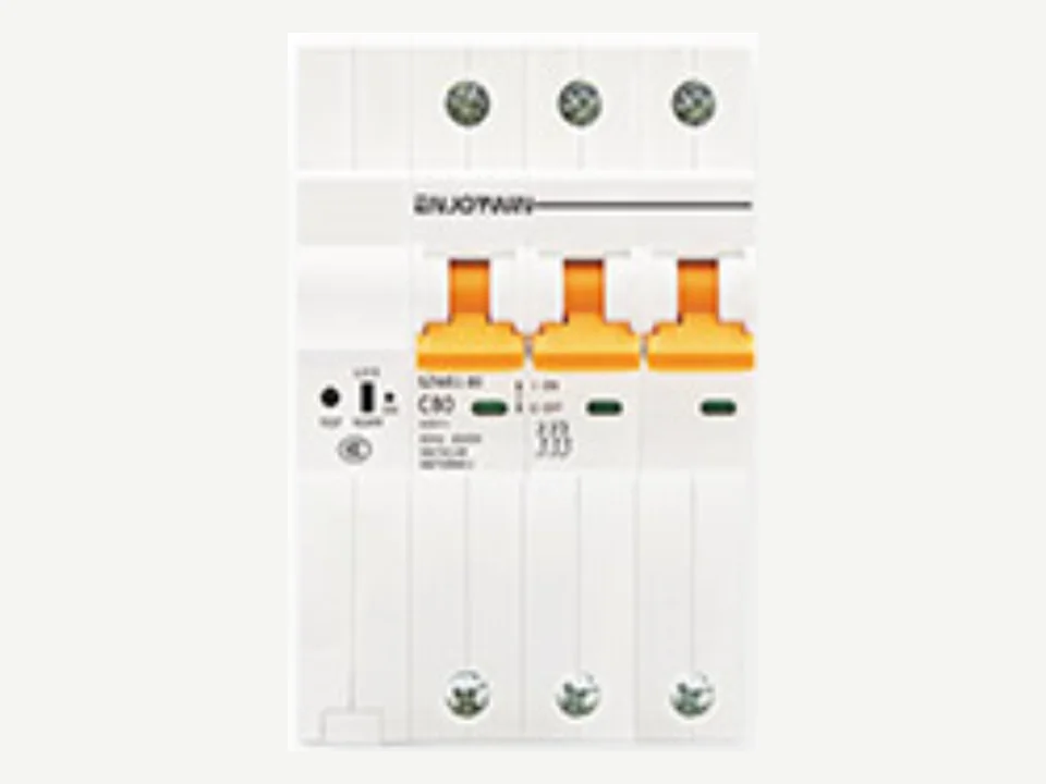 SZWB1L 智能微型斷路器實物圖，已通過 ThinkLink EdgeBus 對接