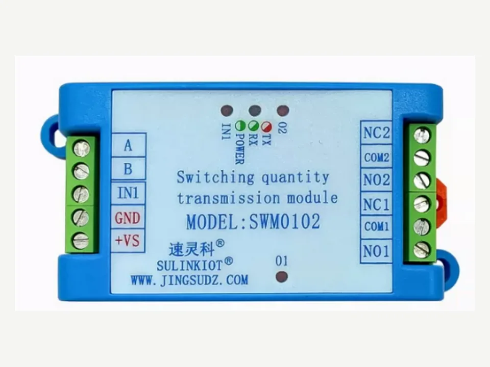 SWMx DIDO 控制器實物圖，已通過 ThinkLink EdgeBus 對接