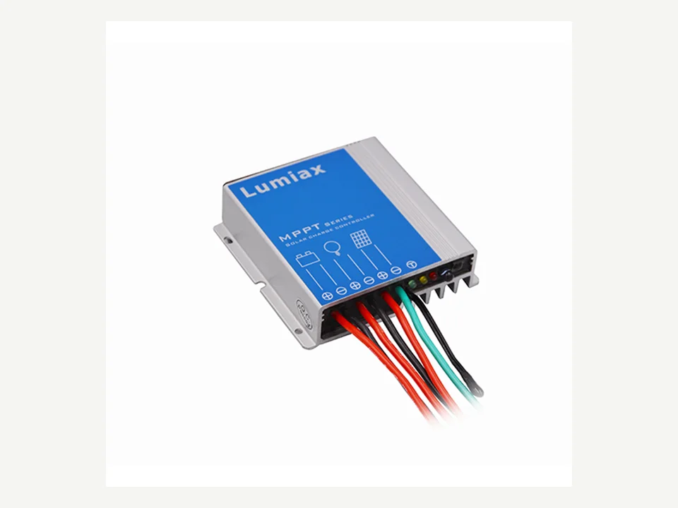 MPPT1050 太陽能充電控制器實物圖，已通過 ThinkLink EdgeBus 對接