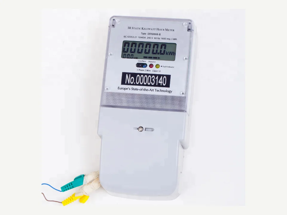 DDS8888-2P 單相導軌式繼電器電能表實物圖，已通過 ThinkLink EdgeBus 對接