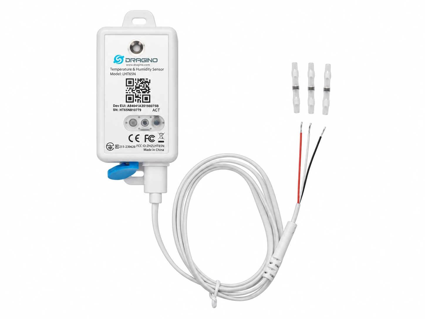 Fotografía de LHT65N-S-DC Sensor de contacto seco LoRaWAN, dispositivo integrado con ThinkLink