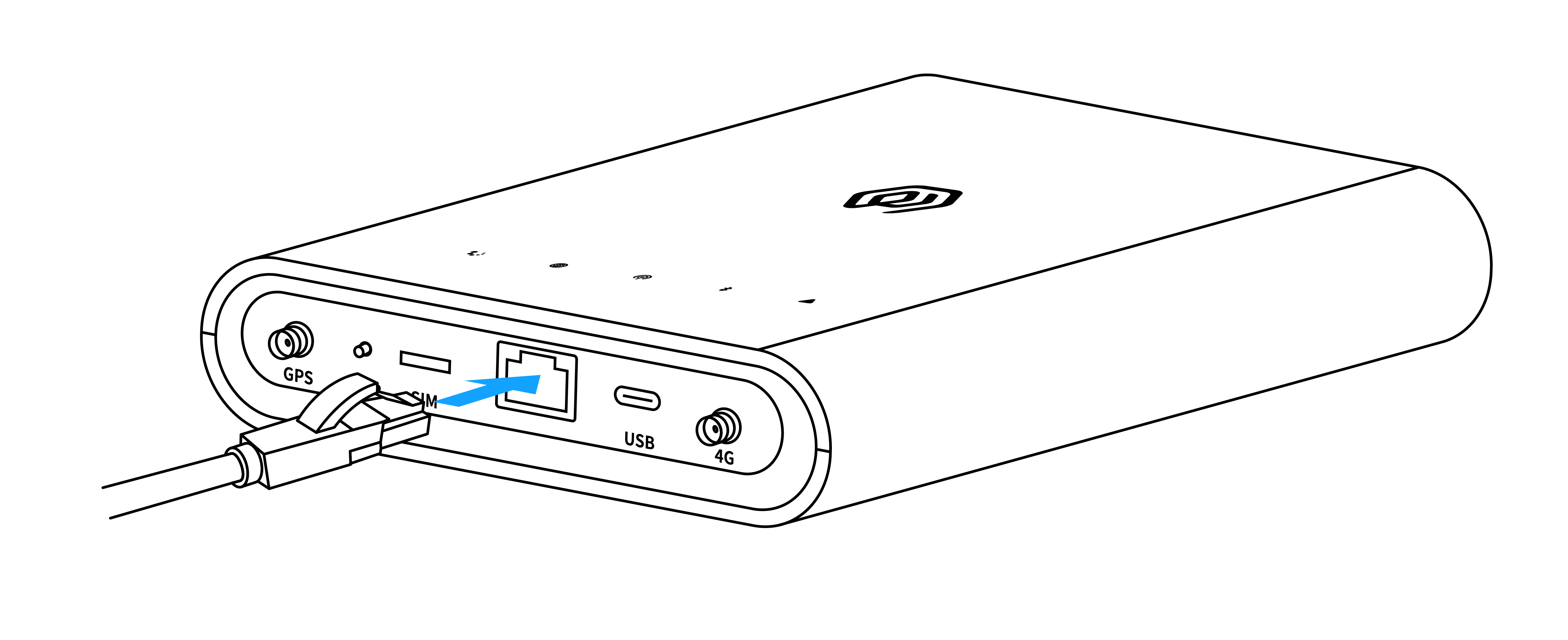 GD71 network cable connection