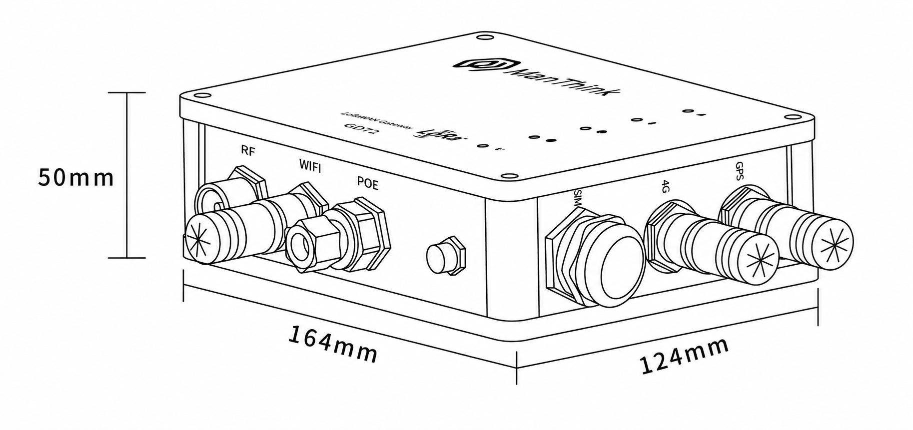 GD72 product dimensions