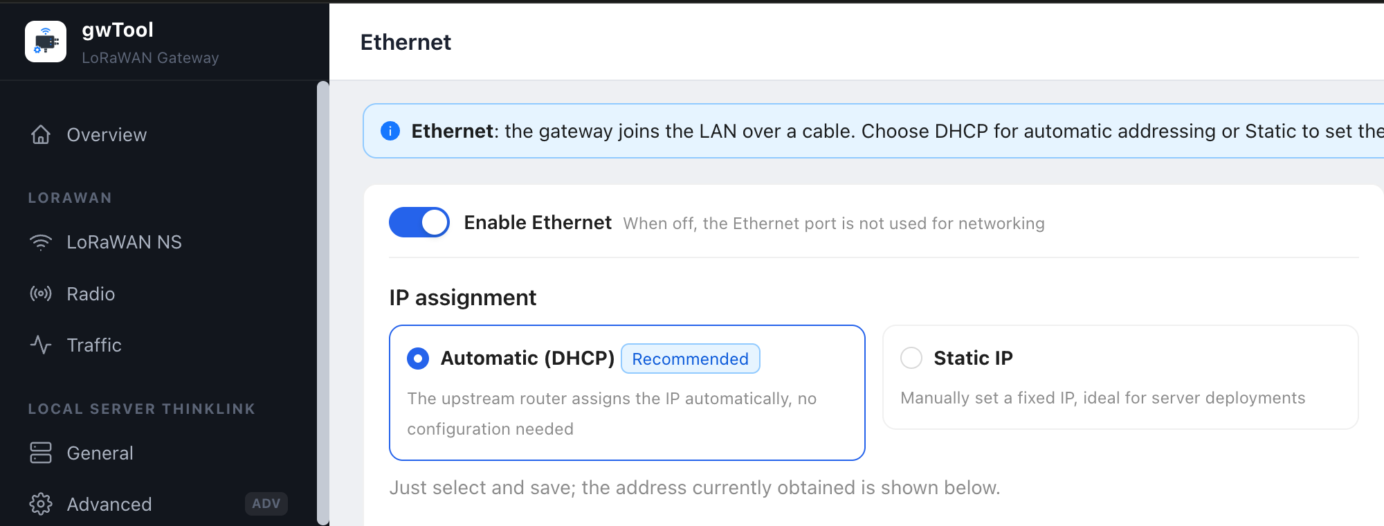 GD7 English Ethernet page