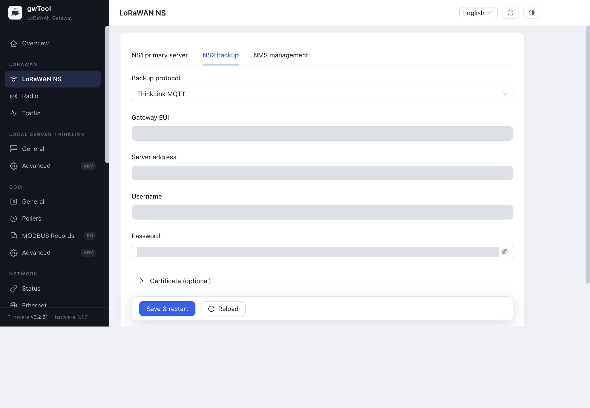 English NS2 MQTT fields