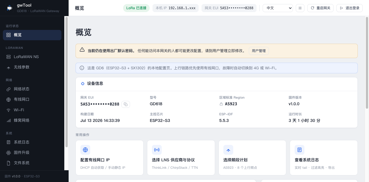 GD6 中文系统概览示例
