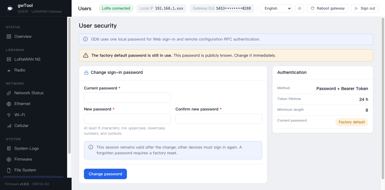 GD6 English Users-page example