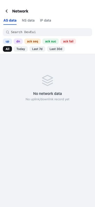 ThinkLink APP network data