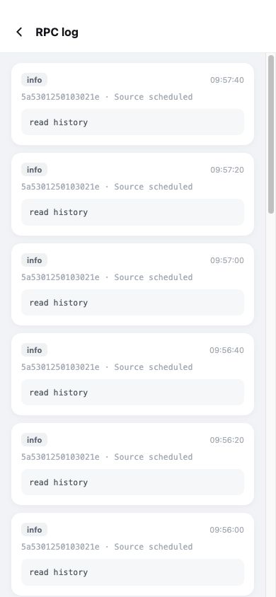 ThinkLink APP RPC log